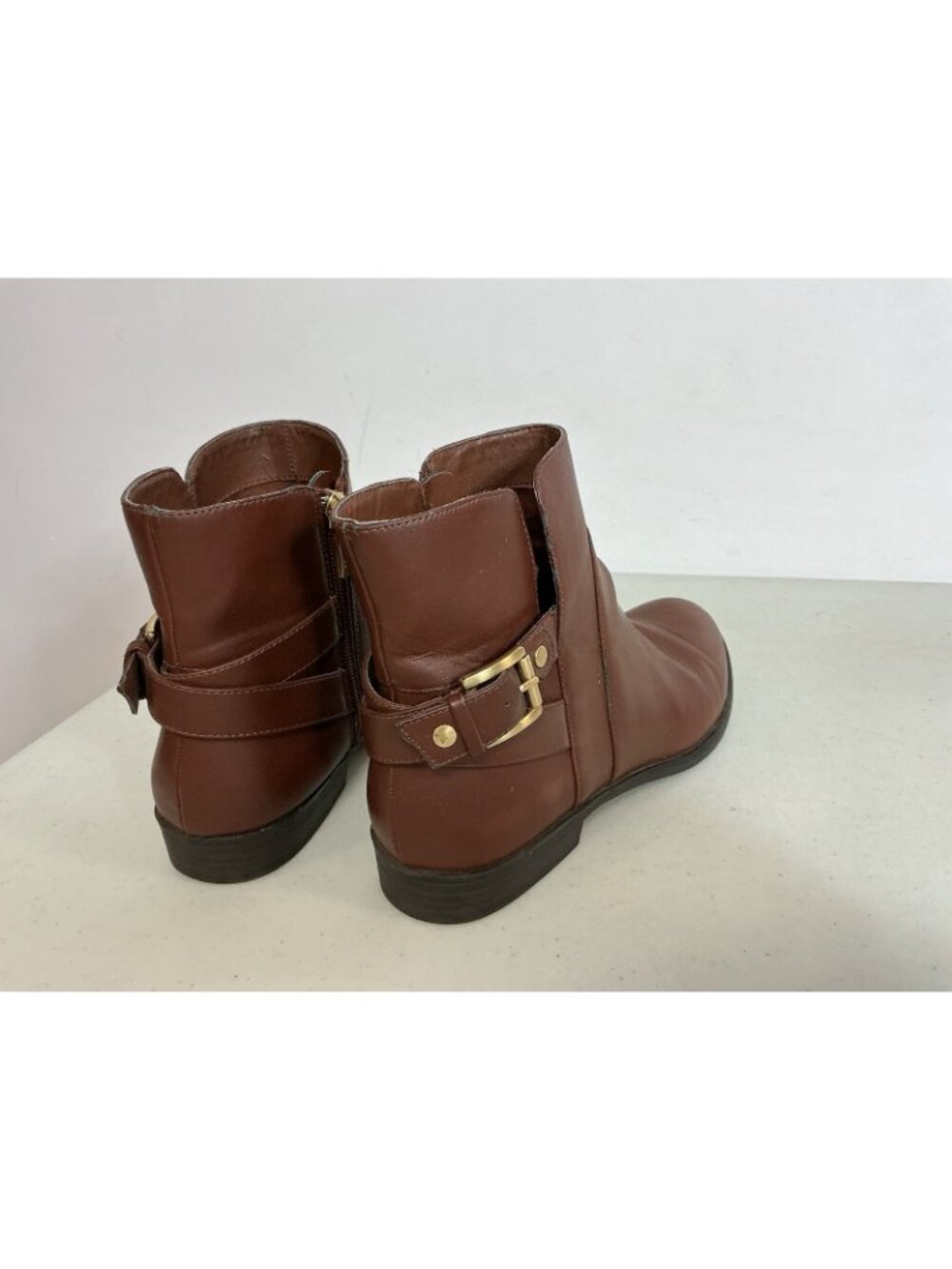 Bass Brown Ankle Boots Womens 9 - Picture 3 of 7